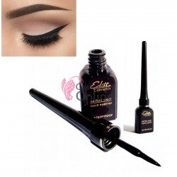 Tus Eyeliner Black Perfect Wear rezistent la apa cu pensula Editts Cosmetics 4 ml Negru  